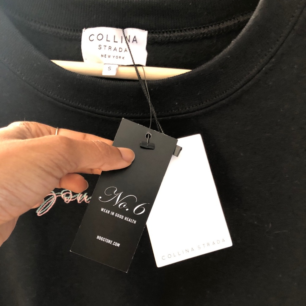 NWT Collina Strada Boundaries Sweatshirt - Small - Picture 4 of 4